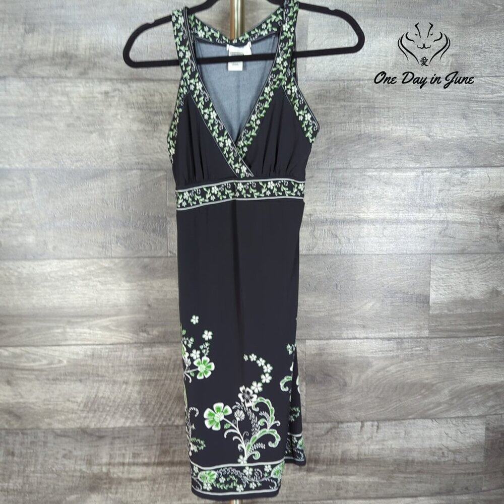 Sophie Max Sleeveless V Neck Summer Dress Size S